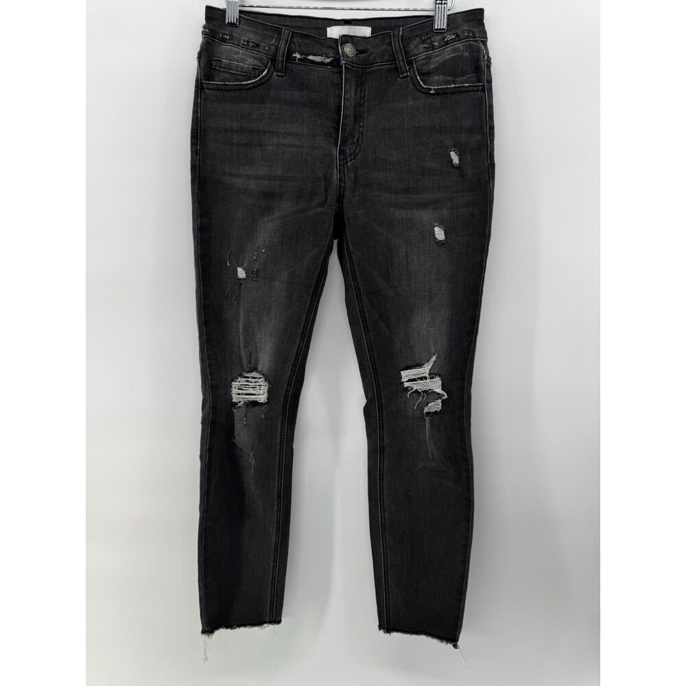 VERVET GRAY Distressed Skinny Jeans Women’s Size 28 Denim Casual Pants